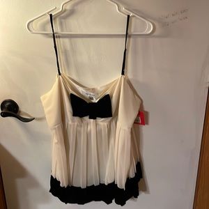 Isaac Mizrahi bow tie cami